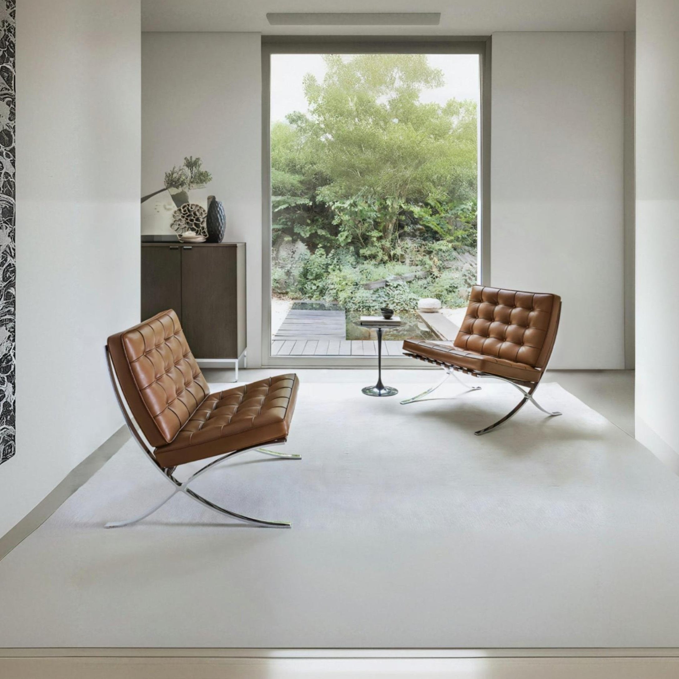 Ottoman Barcelona Chair By Mies Van Der Rohe And Lilly Reich Lilly