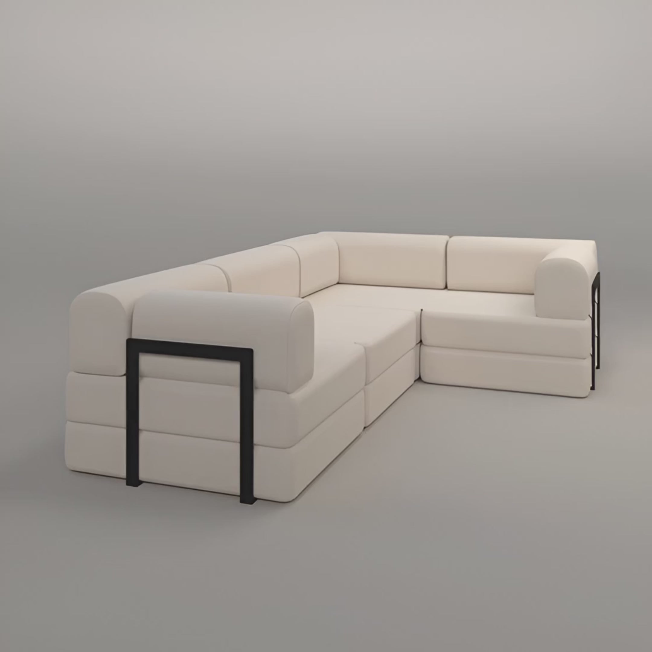 Load video: <p><span class="metafield-multi_line_text_field">Perfect for:<br />
• Compact apartments<br />
• Open-plan living rooms<br />
• Family media spaces<br />
• Creative interiors<br />
• Flexible layouts<br />
<br />
Whether you’re hosting, relaxing, working, or redesigning — FLEX adapts.</span></p>